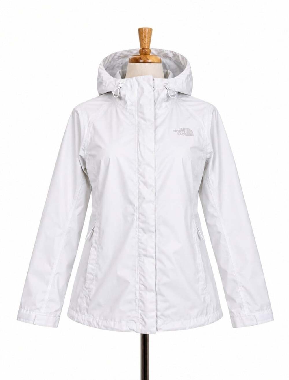 The North Face Jacket Womens XL White DryVent Hooded Waterproof